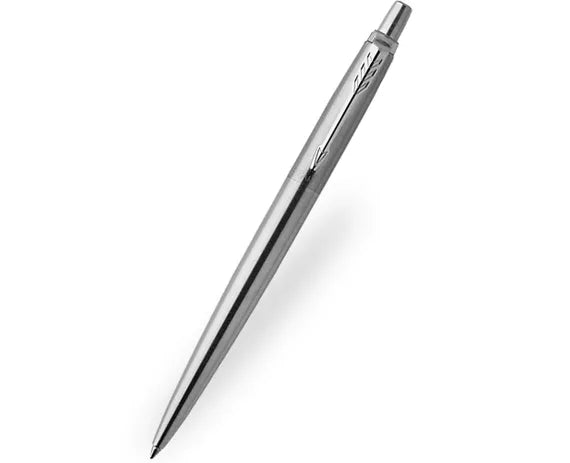 Engraved pen showing a name in a serif font