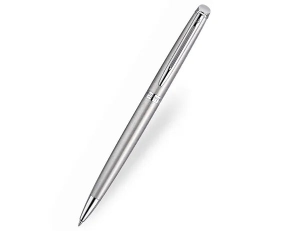 Waterman Hemisphere Stainless Steel Chrome Trim Ballpoint Pen