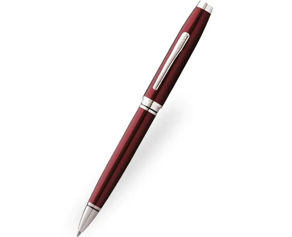 Cross Coventry Red Lacquer Chrome Ballpoint Pen