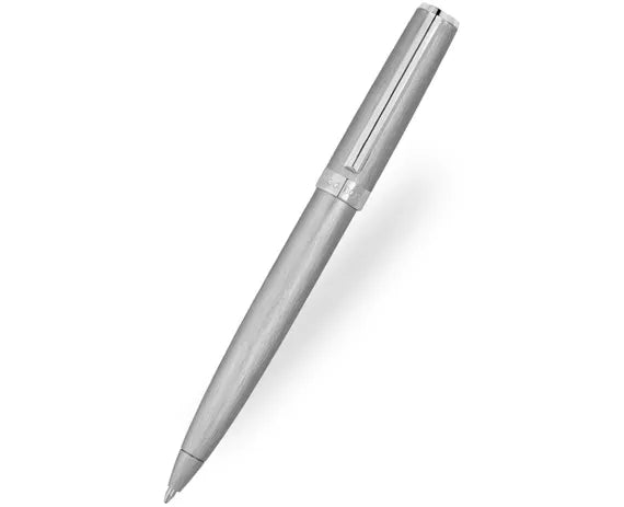 Hugo Boss Gear Brushed Chrome Ballpoint Pen