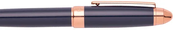 Hugo Boss Icon Blue Rose Gold Trim Ballpoint Pen