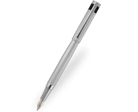 Hugo Boss Loop Diamond Chrome Fountain Pen