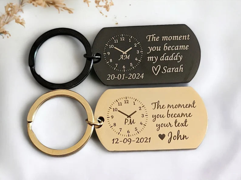 The Moment You Became Keychain
