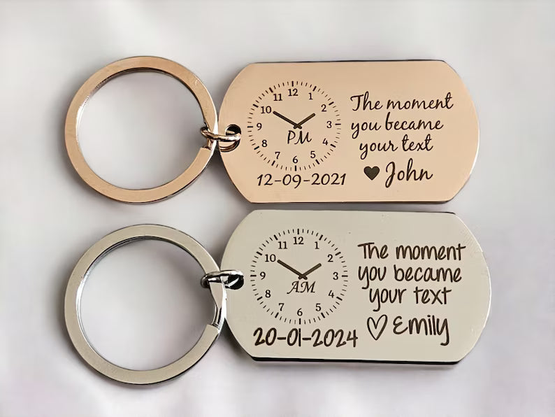 The Moment You Became Keychain