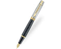 Sheaffer 300 Engraved Black Barrel with Chrome Cap & Gold Trims Fountain Pen