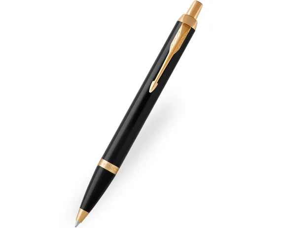 Parker IM Black Gold Trim Ballpoint Pen