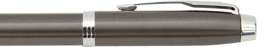 Personalised Parker IM Dark Espresso Chrome Trim Rollerball Pen - Engraved