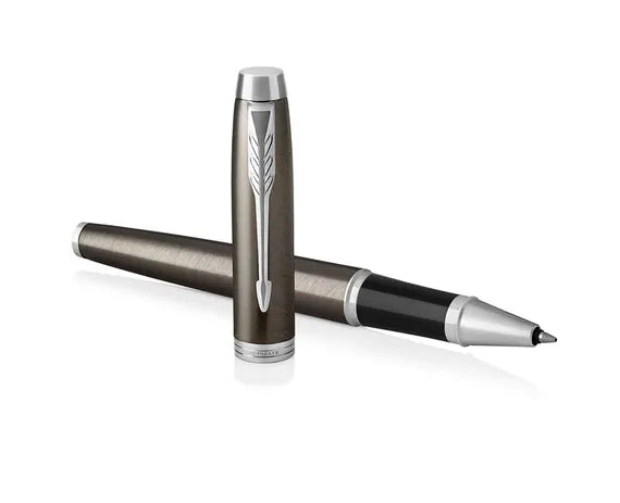 Parker IM Dark Espresso Chrome Trim Rollerball Pen