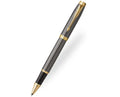 Parker IM Grey Gold Trim Rollerball Pen