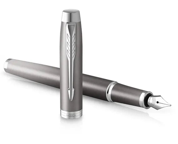 Parker IM Rituals Grey Chrome Trim Fountain Pen