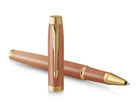Parker IM Rituals Orange Gold Trim Rollerball Pen