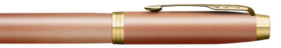 Personalised Parker IM Rituals Orange Gold Trim Rollerball Pen - Engraved