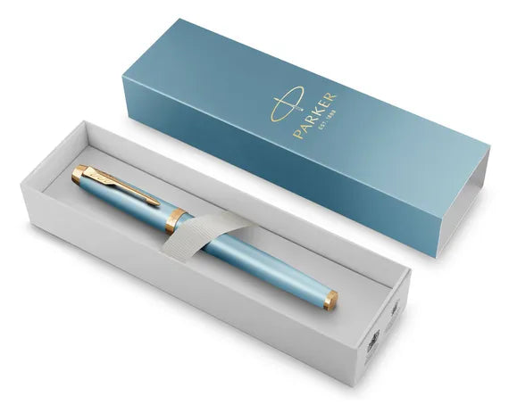Parker IM Rituals Turquoise Green Gold Trim Fountain Pen
