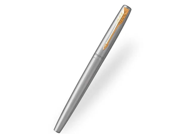 Parker Jotter Stainless Steel Gold Trim Fountain Pen