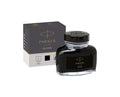 Bottle of Parker Quink black fountain pen ink