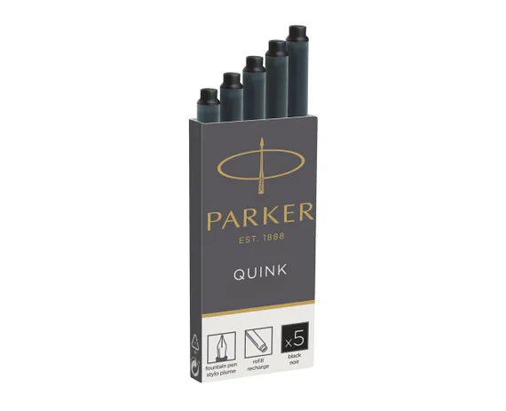 Parker Quink Standard Ink Cartridges (Pack of 5)