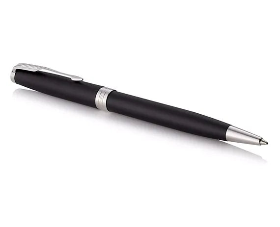Parker Sonnet Matte Black Chrome Trim Ballpoint Pen