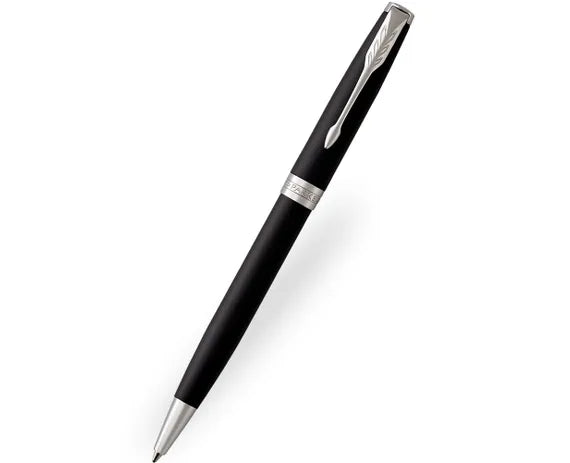 Parker Sonnet Matte Black Chrome Trim Ballpoint Pen