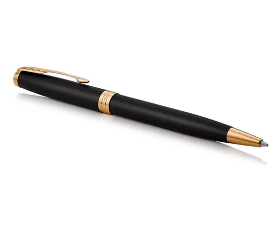 Parker Sonnet Matte Black Gold Trim Ballpoint Pen