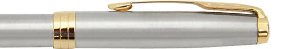 Parker Sonnet Stainless Steel Gold Trim Ballpoint Pen