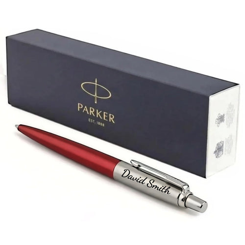 Personalised Parker Jotter Pen - Red