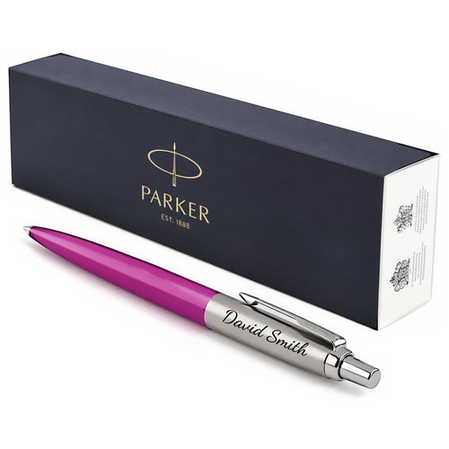 Personalised Parker Jotter Pen - Pink