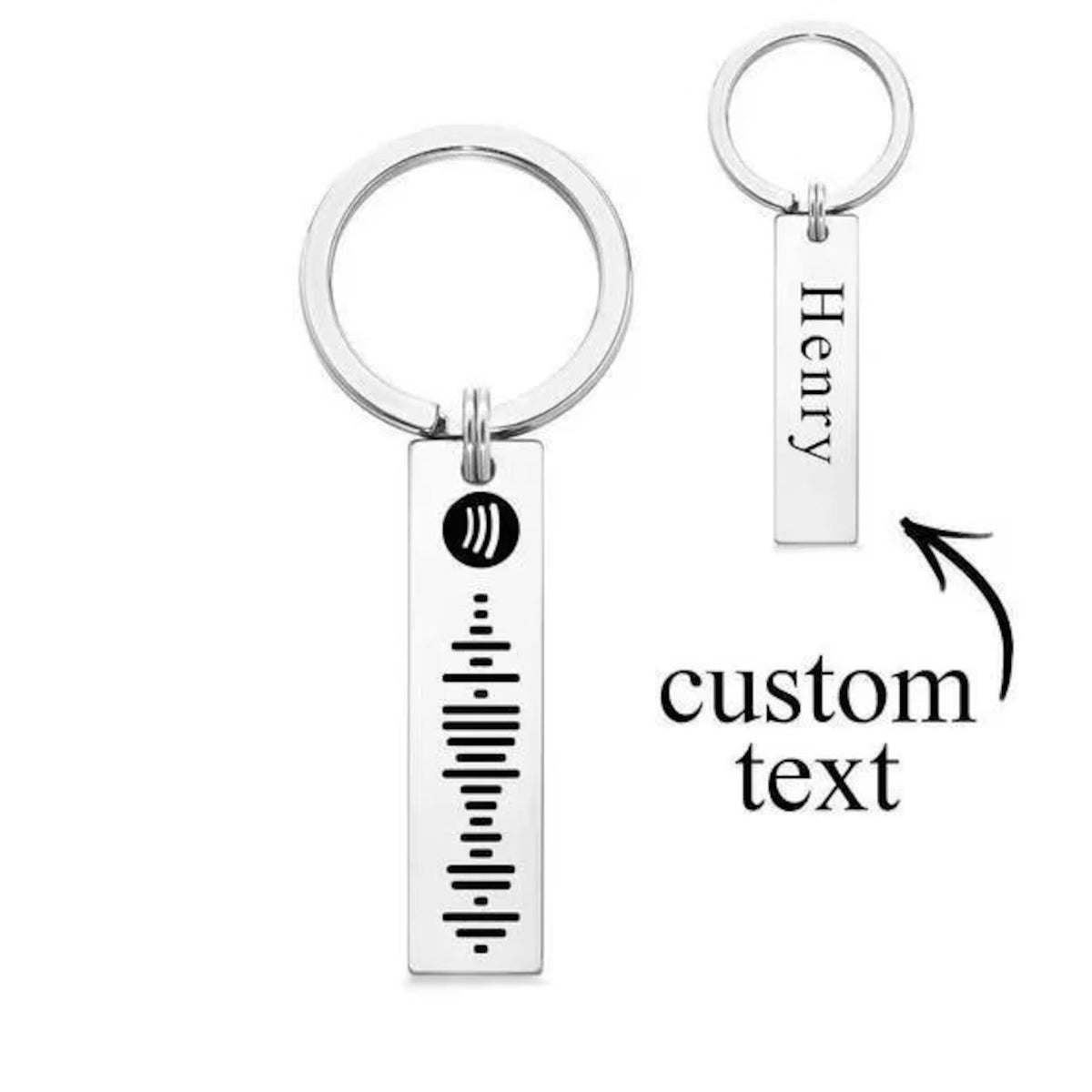 Personalised Spotify Code Keychain