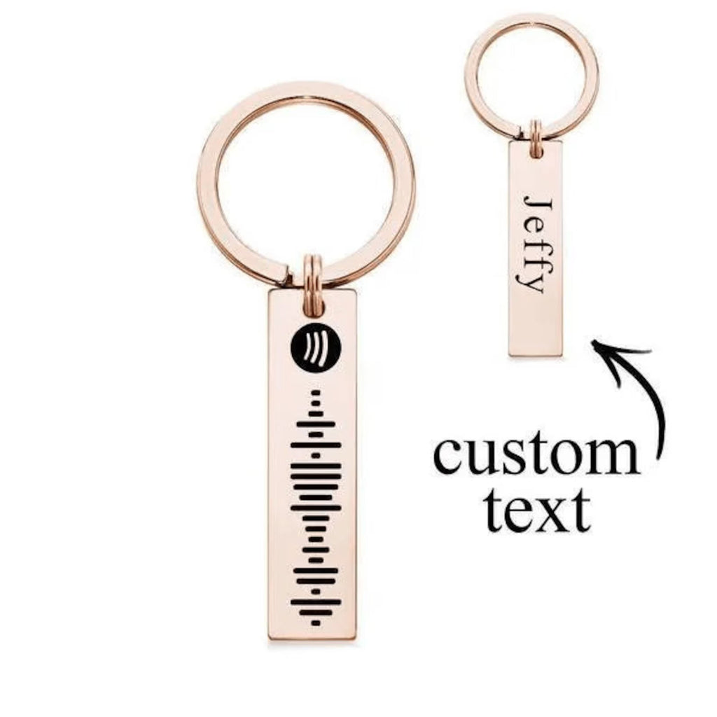 Personalised Spotify Code Keychain