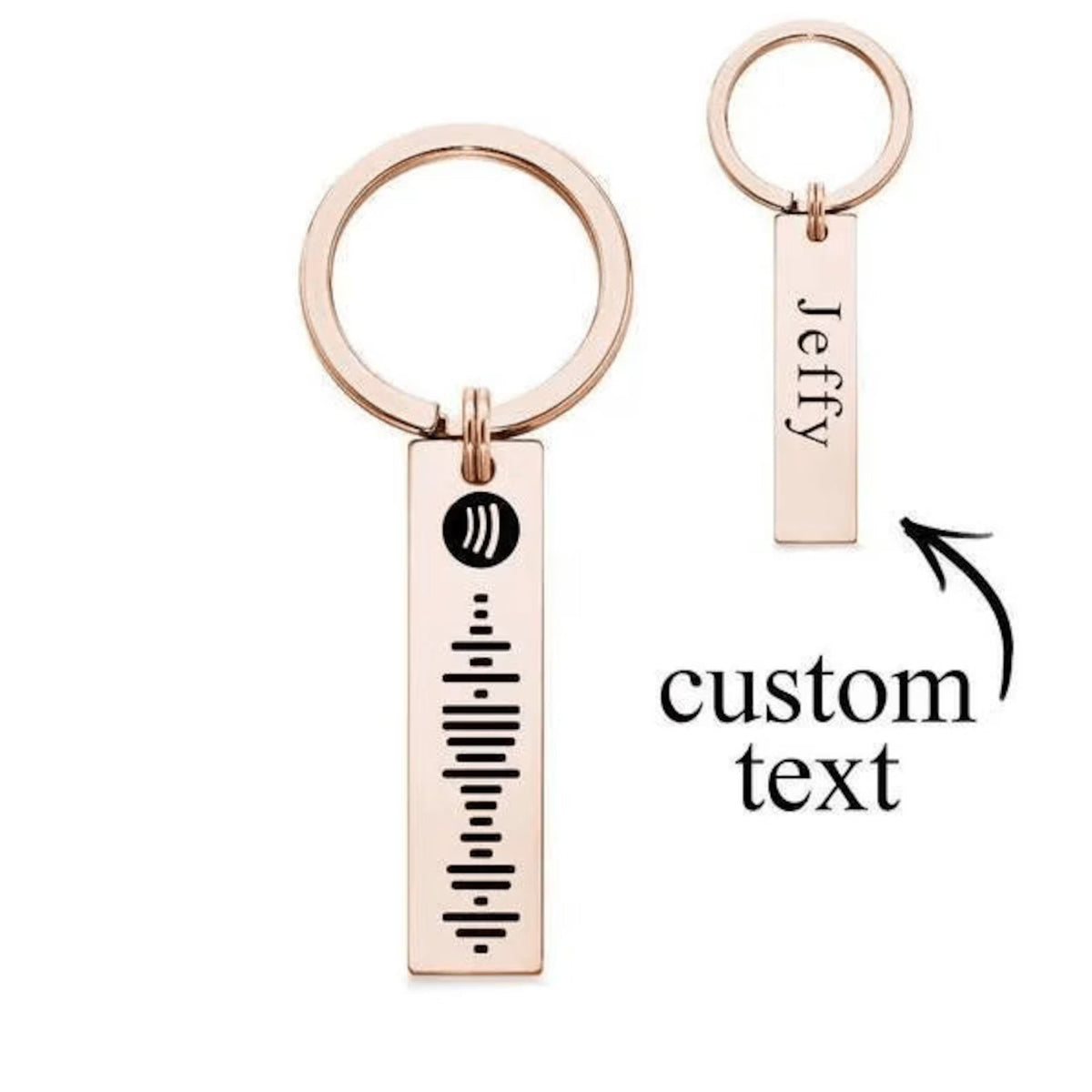 Personalised Spotify Code Keychain