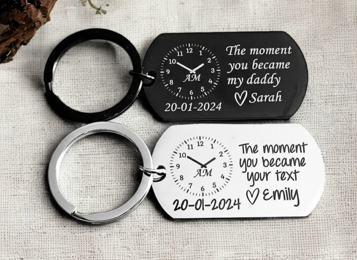 The Moment You Became Keychain