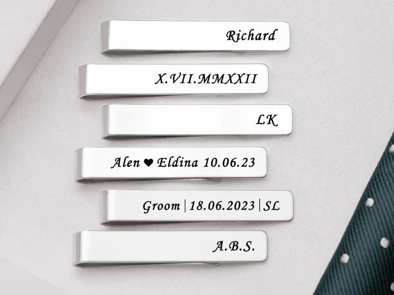 Personalised Tie Clip