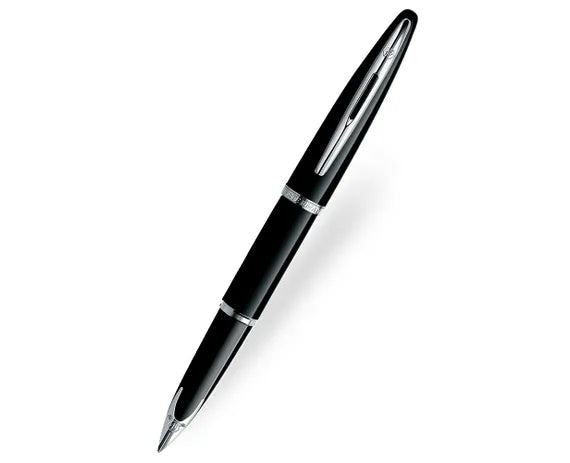 Waterman Carene Black Sea Silver Trim Fountain Pen