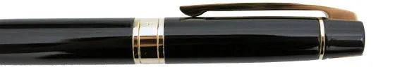 Sheaffer 300 Glossy Black Gold Trim Ballpoint Pen