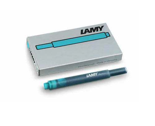 LAMY T10 ink cartridges, turquoise