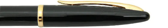 Waterman Carene Black Lacquer Gold Trim Ballpoint Pen