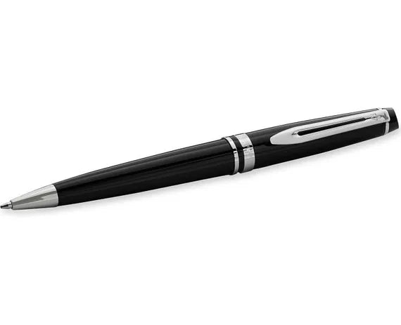 Waterman Expert Black Chrome Trim Ballpoint Pen