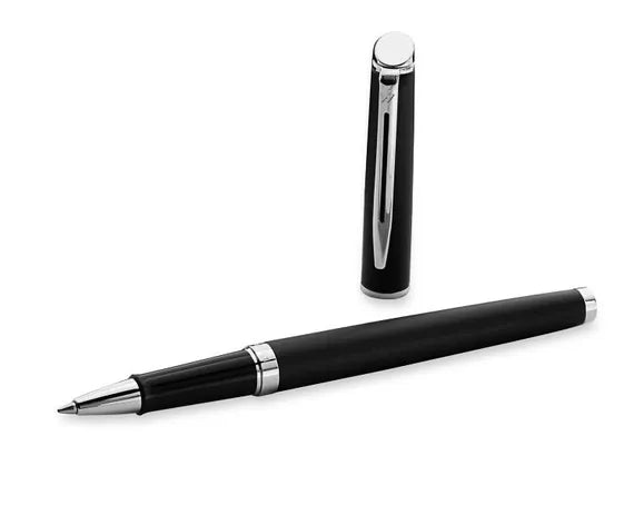 Waterman Hemisphere Matt Black Chrome Trim Rollerball Pen