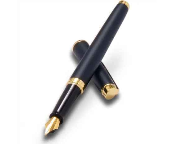 Waterman Hemisphere Matt Black Gold Trim Fountain Pen