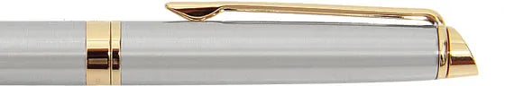 Waterman Hemisphere Stainless Steel Gold Trim Fountain Pen