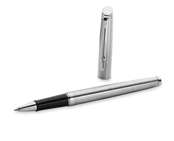 Waterman Hemisphere Stainless Steel Chrome Trim Rollerball Pen